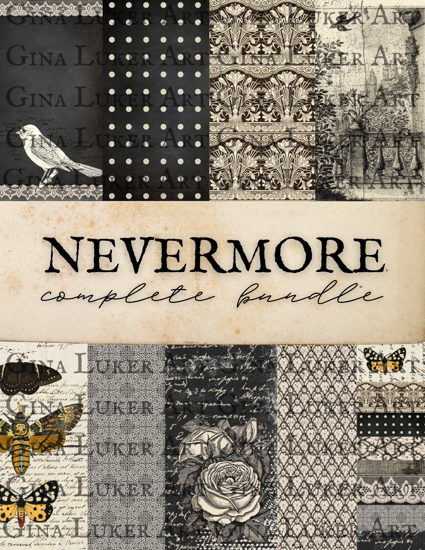 Nevermore Junk Journaling Printable Pack
