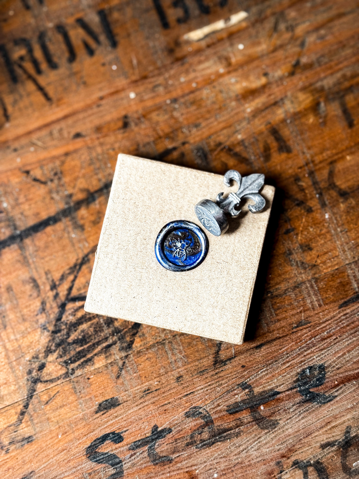 Bee Wand Wax Seal Stamp | 3/4" Metal Seal