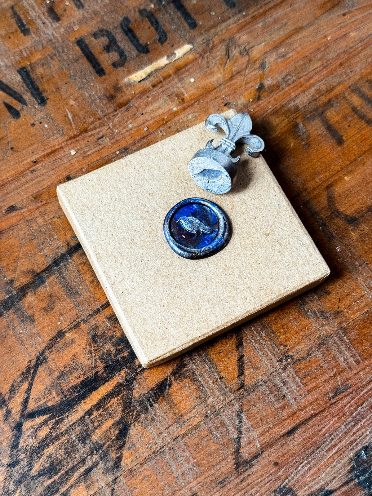 Bird Wand Wax Seal Stamp | 3/4" Metal Seal