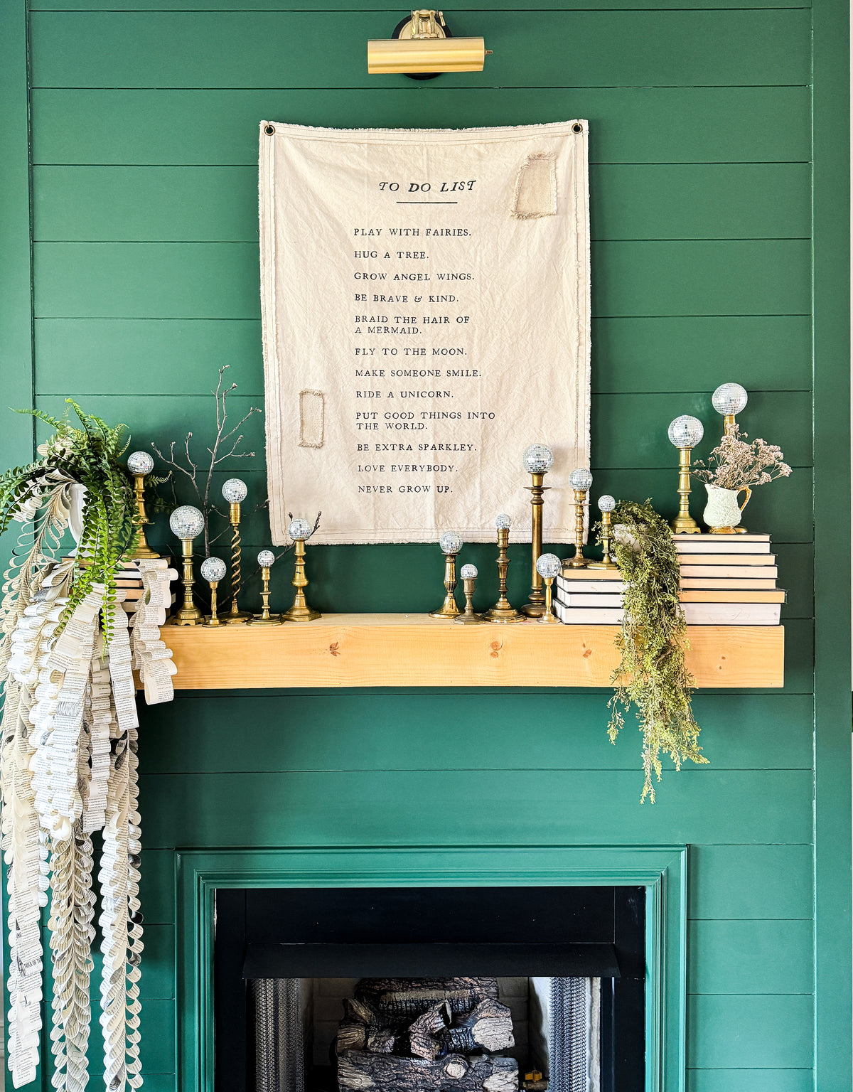 Magical To-Do List Canvas Wall Hanging