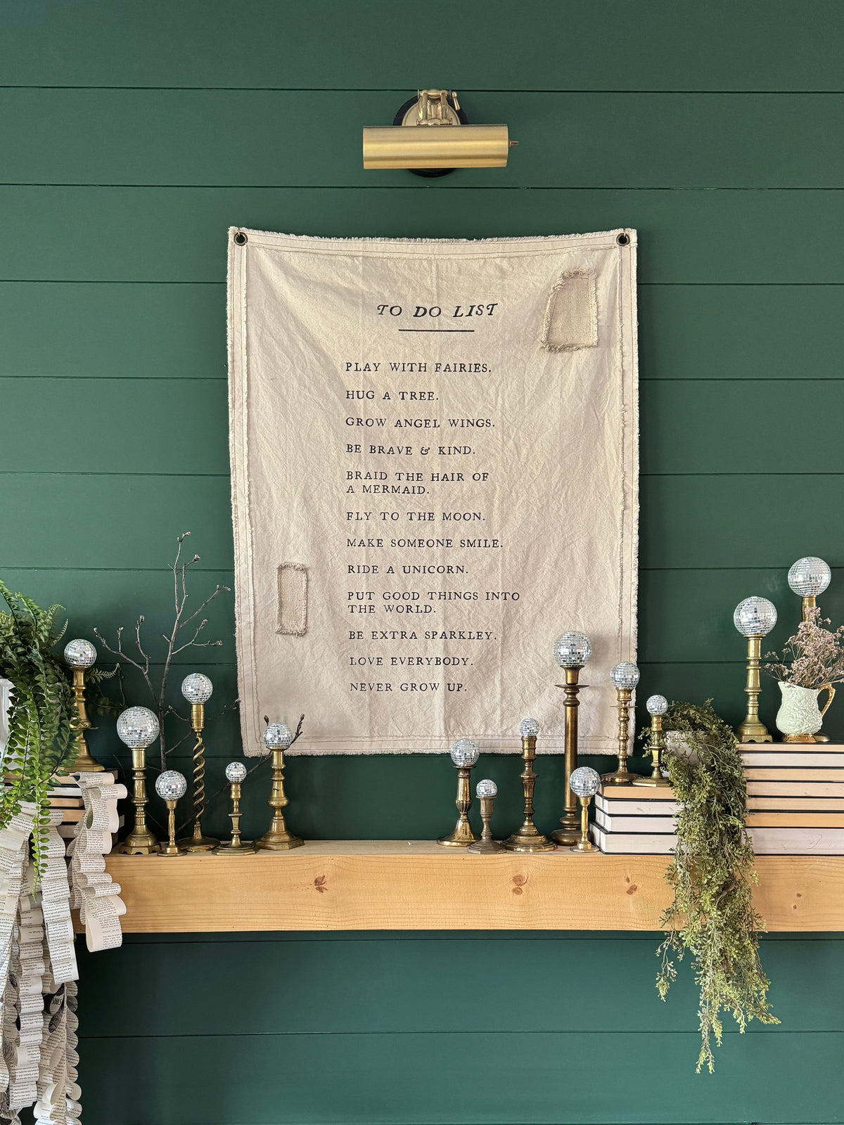 Magical To-Do List Canvas Wall Hanging