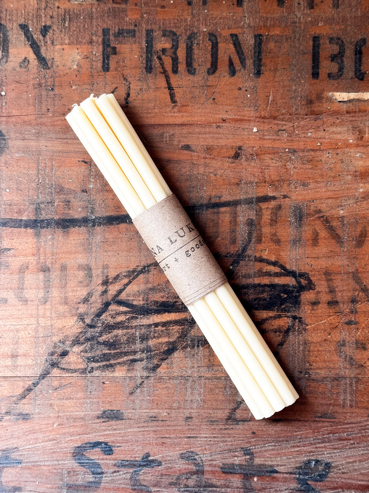 White Beeswax Spell Candles | Set of 10