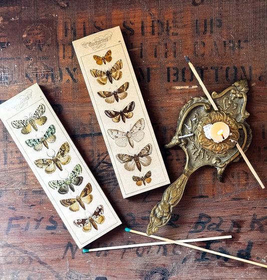 Vintage Moth Long Matches | Box of 50