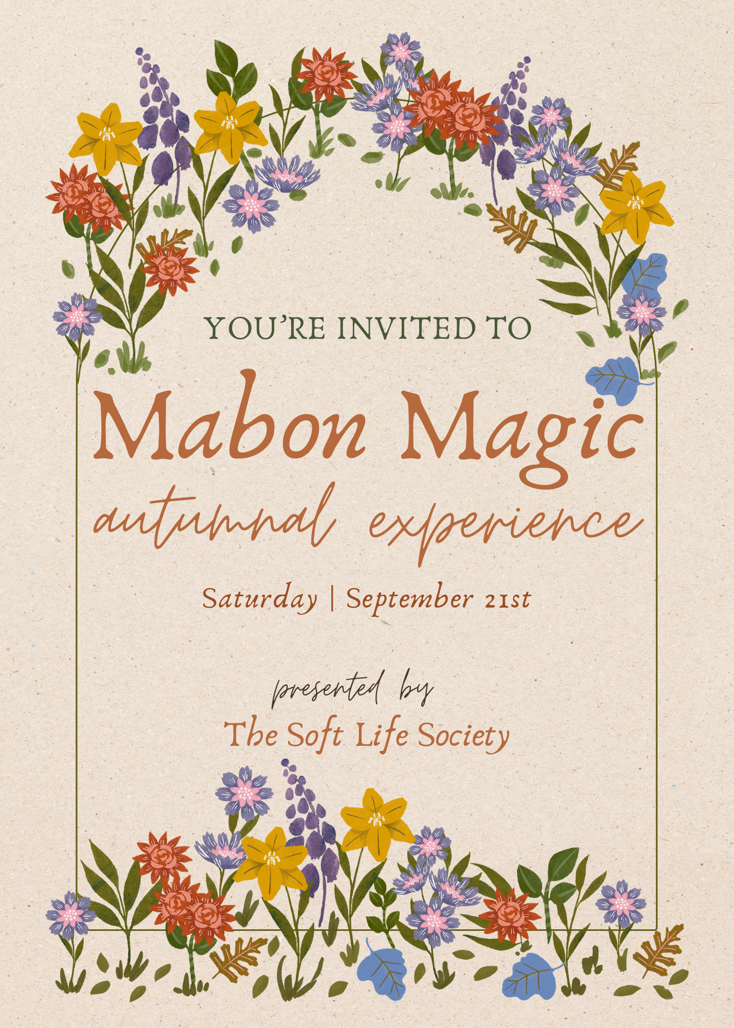 Mabon Magic: Autumnal Experience Virtual Ticket